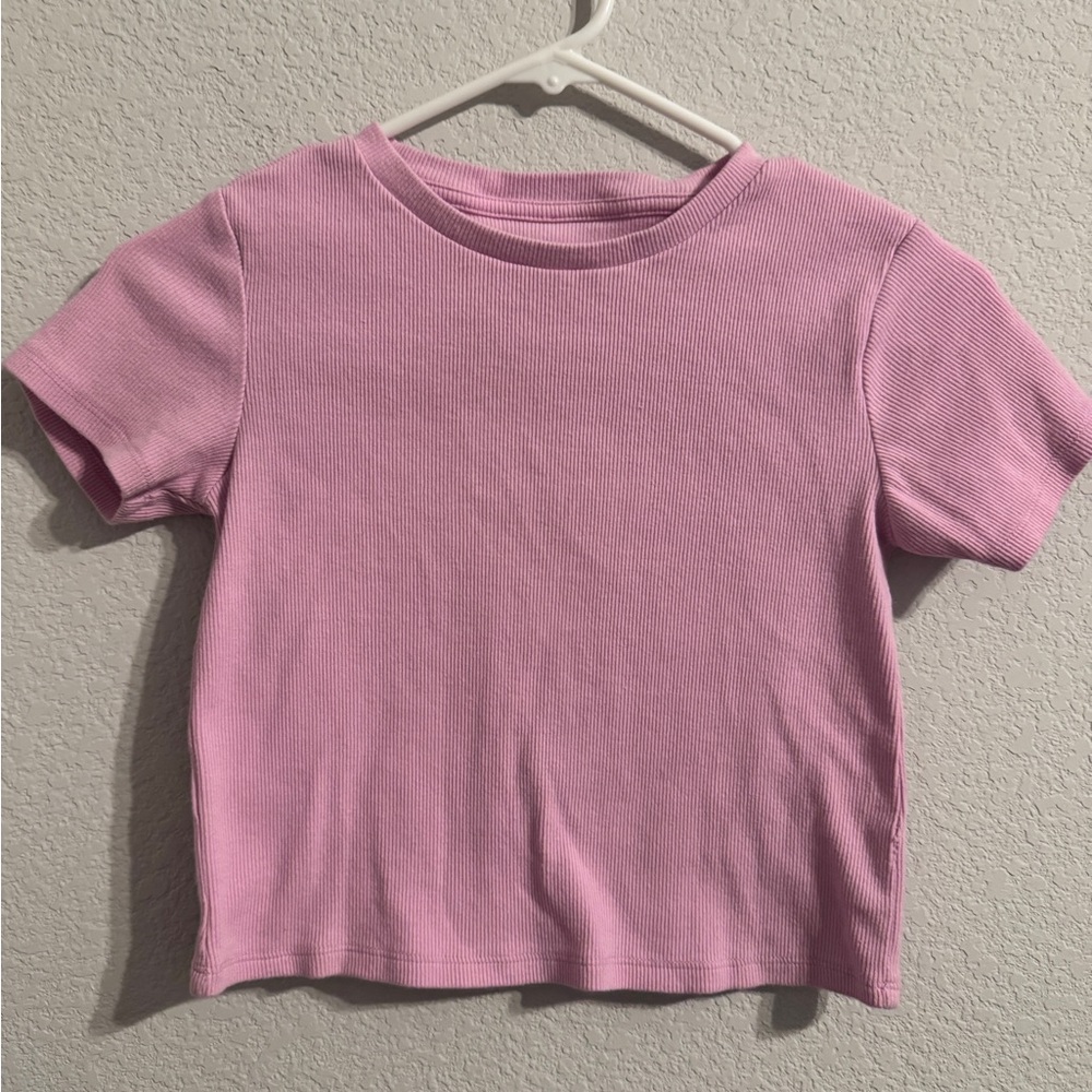 Zara Pink Short Sleeve Kids Tee